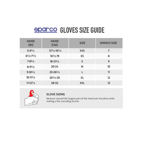 2025 SPARCO TIDE RACING GLOVES