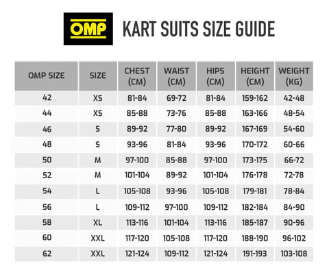 2025 OMP KS-3X KARTING SUITS