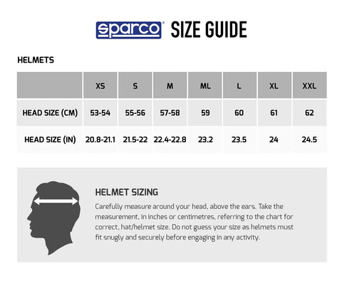 2025 SPARCO RJ FLUX OPEN FACE HELMETS