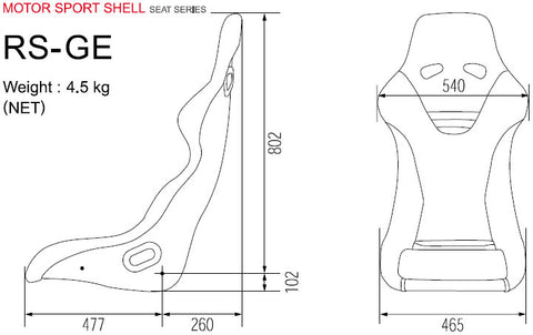 RECARO RS-G GK RACING SEATS